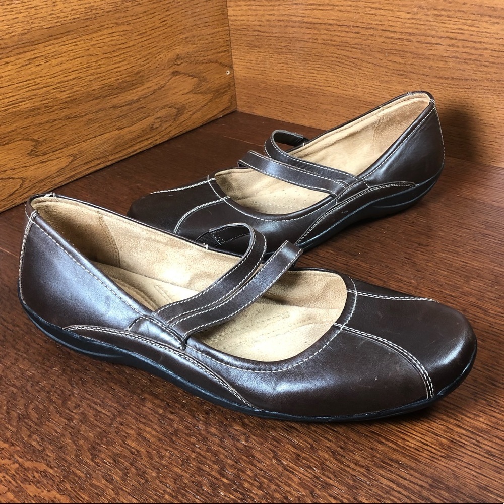 Naturalizer Brown Leather ForSure Maryjane 9.5M